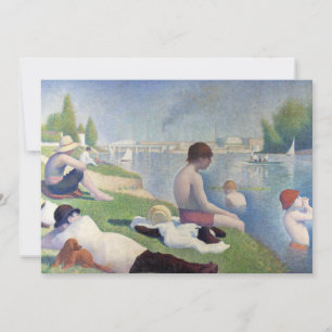 Georges Seurat — Bathers bei Asnieres Dankeskarte
