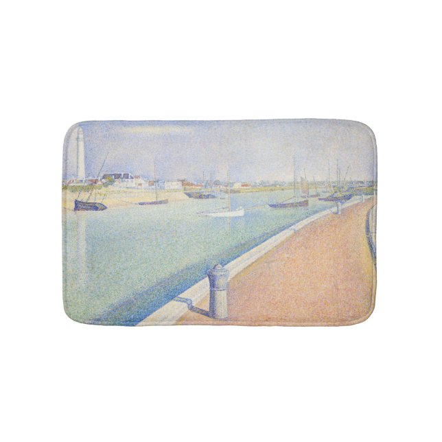Georges Seurat - Der Kanal der Gravelines Badematte (Vorderseite)