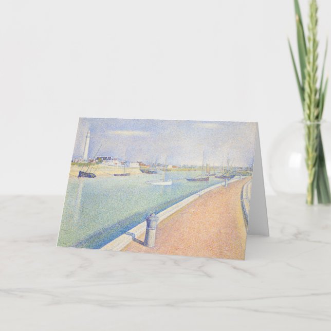 Georges Seurat - Der Kanal der Gravelines Karte (Vorderseite)