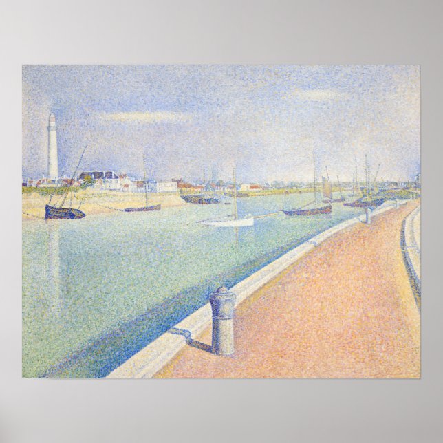 Georges Seurat - Der Kanal der Gravelines Poster (Vorne)