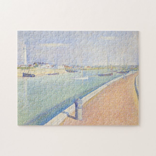 Georges Seurat - Der Kanal der Gravelines Puzzle (Horizontal)