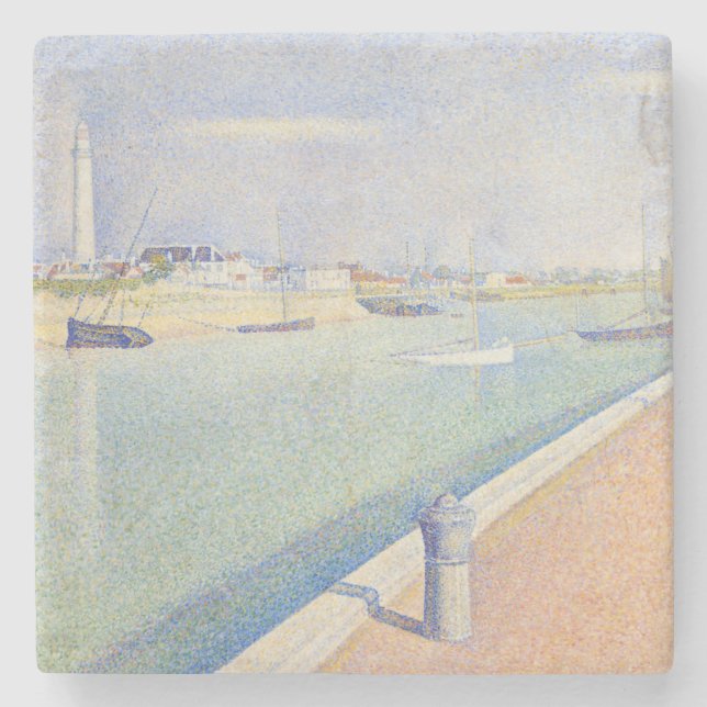 Georges Seurat - Der Kanal der Gravelines Steinuntersetzer (Vorderseite)