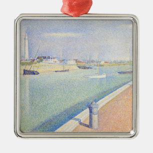 Georges Seurat - Der Kanal von Gravelines Ornament Aus Metall