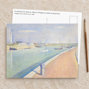 Georges Seurat - Der Kanal von Gravelines Postkarte