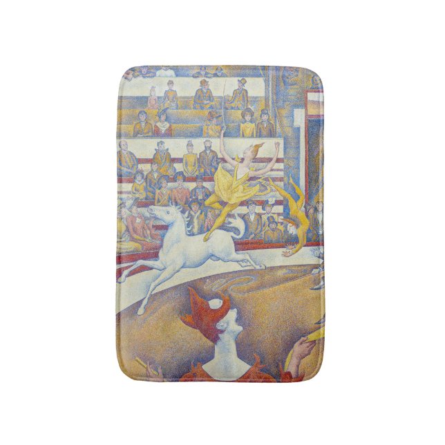 Georges Seurat - Der Zirkus Badematte (Vorderseite Vertikal)