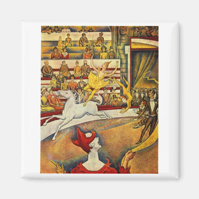 Georges Seurat - Der Zirkus - Circus Magnet (Vorne)
