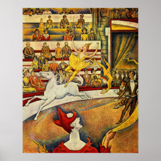 Georges Seurat - Der Zirkus - Circus Poster