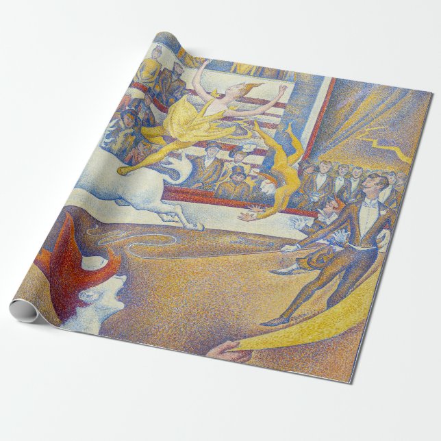 Georges Seurat - Der Zirkus Geschenkpapier (Ungerollt)