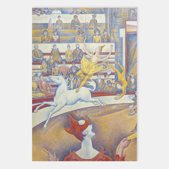 Georges Seurat - Der Zirkus Geschenkpapier Set (Von Creator hochgeladen)