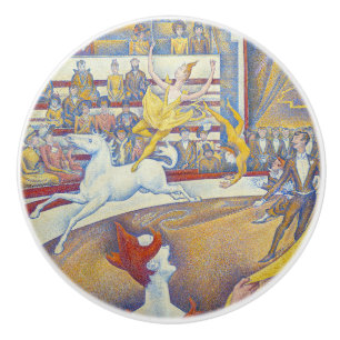 Georges Seurat - Der Zirkus Keramikknauf
