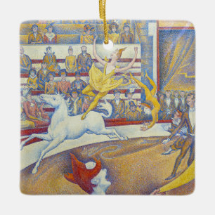 Georges Seurat - Der Zirkus Keramikornament