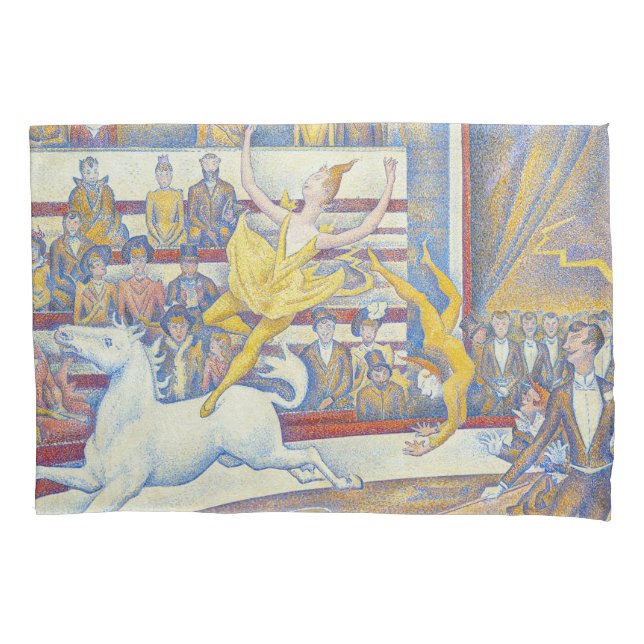 Georges Seurat - Der Zirkus Kissenbezug (Vorderseite)