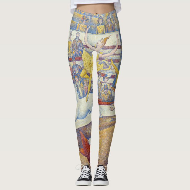 Georges Seurat - Der Zirkus Leggings (Vorderseite)