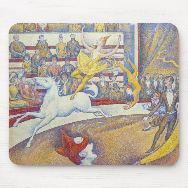 Georges Seurat - Der Zirkus Mousepad (Vorne)