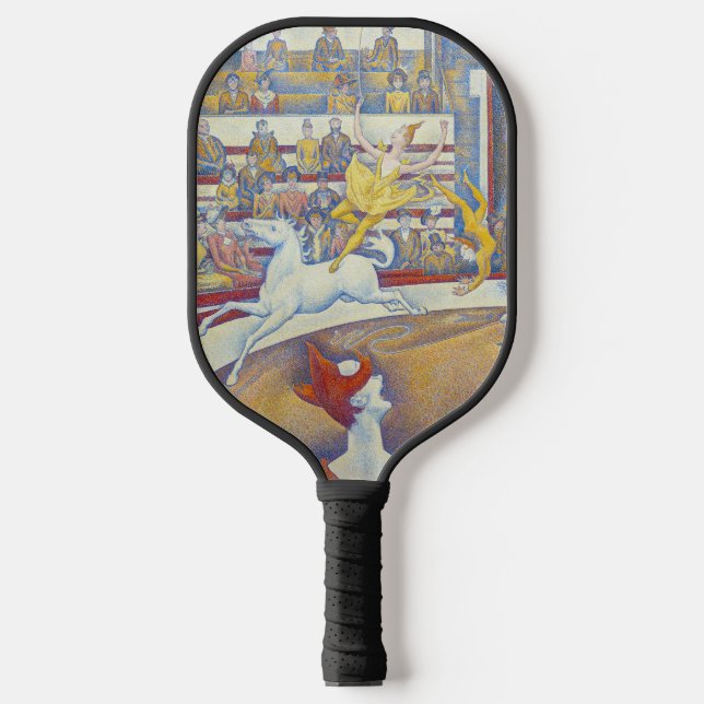 Georges Seurat - Der Zirkus Pickleball Schläger (Vorderseite)