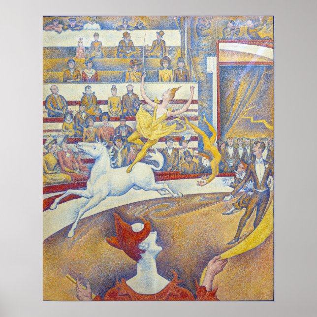 Georges Seurat - Der Zirkus Poster (Vorne)