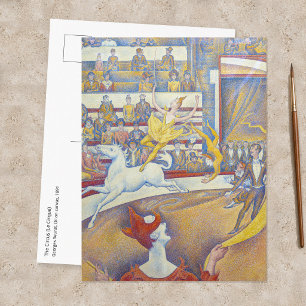 Georges Seurat - Der Zirkus Postkarte