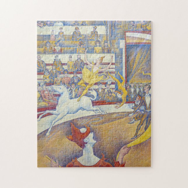 Georges Seurat - Der Zirkus Puzzle (Vertikal)