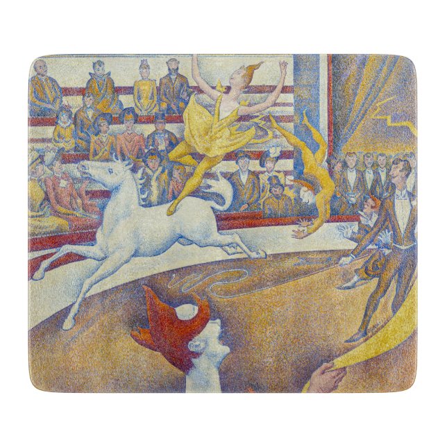 Georges Seurat - Der Zirkus Schneidebrett (Vorderseite)