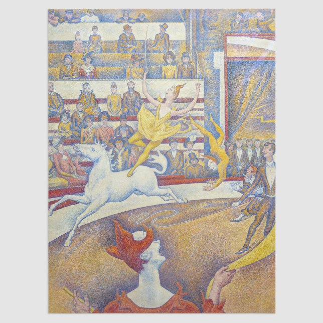 Georges Seurat - Der Zirkus Seidenpapier (Von Creator hochgeladen)