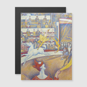 Georges Seurat - Die Circus Magnetkarte