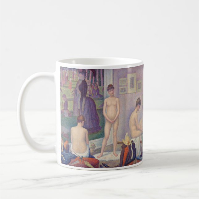 Georges Seurat - Die Modelle Kaffeetasse (Links)