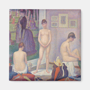 Georges Seurat - Die Modelle Magnet