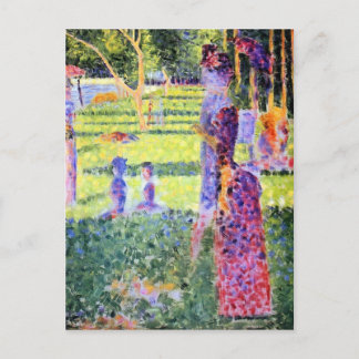 Georges Seurat - Ein Sonntag auf der La Grande Jat Postkarte