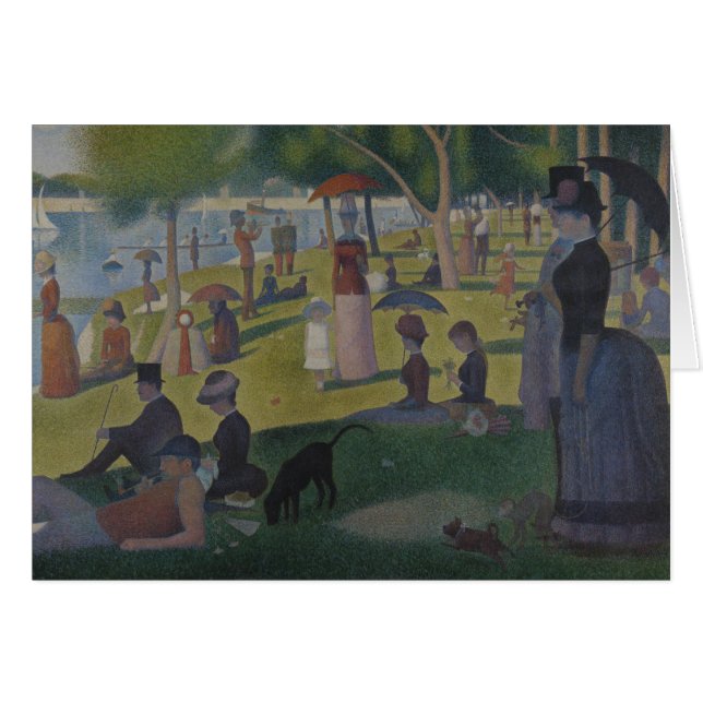 Georges Seurat - Ein Sonntag auf La Grande Jatte (Vorderseite (Horizontal))