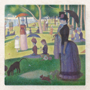 Georges Seurat - Ein Sonntag auf La Grande Jatte Glasuntersetzer