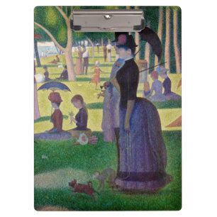 Georges Seurat - Ein Sonntag auf La Grande Jatte Klemmbrett