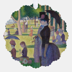 Georges Seurat - Ein Sonntag auf La Grande Jatte Ornament Karte