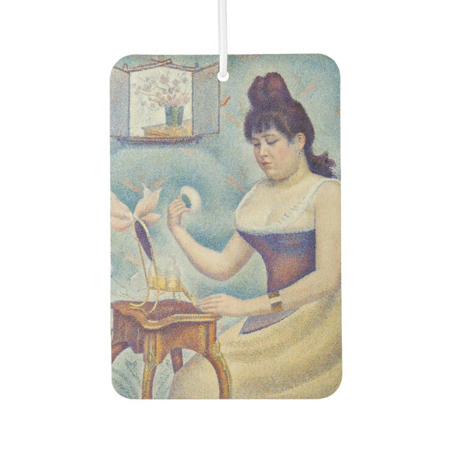 Georges Seurat - Junge Frau Powdering sich selbst Autolufterfrischer (Vorderseite)