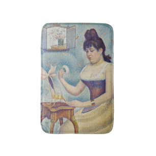 Georges Seurat - Junge Frau Powdering sich selbst Badematte