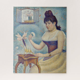 Georges Seurat - Junge Frau Powdering sich selbst Puzzle