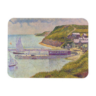 Georges Seurat - Port-en-Bessin bei Flut Magnet