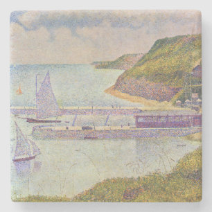 Georges Seurat - Port-en-Bessin bei Flut Steinuntersetzer