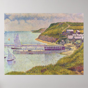 Georges Seurat - Port-en-Bessin bei Hochtide Poster