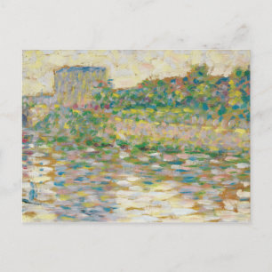 Georges Seurat - Seine in Courbevoie Postkarte