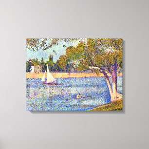 Georges Seurat Seine und la Grande Jatte Leinwanddruck