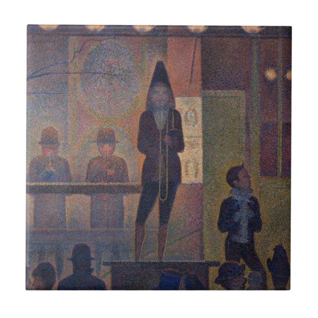 Georges Seurat - Slideshow Circus Fliese (Vorderseite)