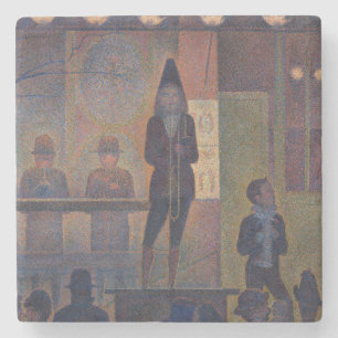 Georges Seurat - Slideshow Circus Steinuntersetzer
