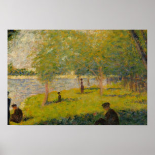 Georges Seurat - Studie für Ein Sonntag auf La Gra Poster