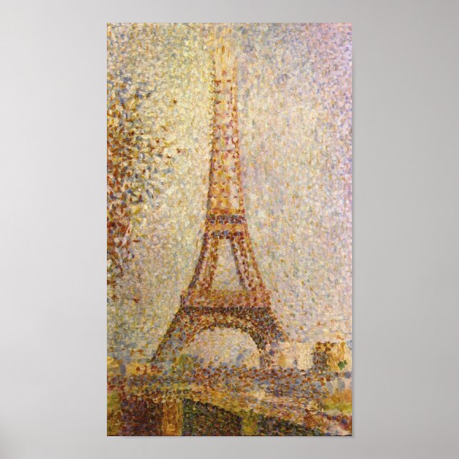 Georges Seurat-The Eiffel Tower Poster (Vorne)