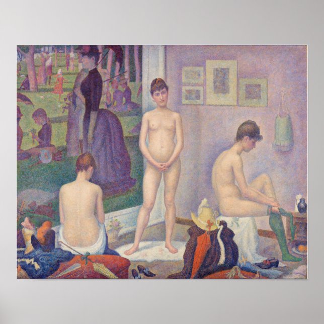 Georges Seurat - The Models Poster (Vorne)
