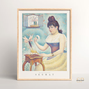 Georges Seurat Young Woman Powdering Herself Kunst Poster