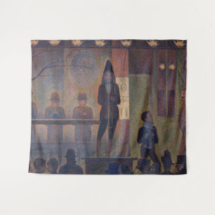 Georges Seurat - Zirkus-Diashow Wandteppich