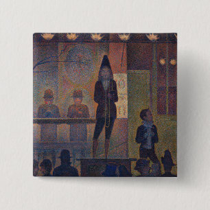Georges Seurat - Zirkusplakat Button