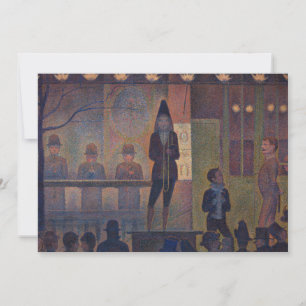 Georges Seurat - Zirkusplakat Einladung