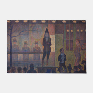 Georges Seurat - Zirkusplakat Fußmatte